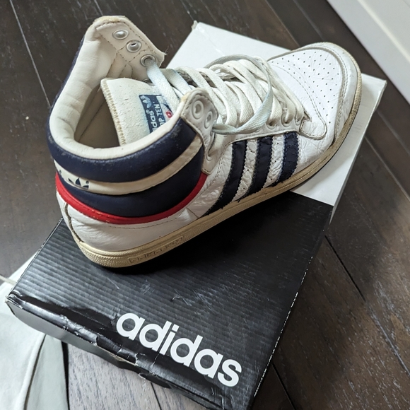 RETRO! Classic Adidas Originals Top Ten Hi Mens Leather Athletic sneaker size 7. - Picture 5 of 11
